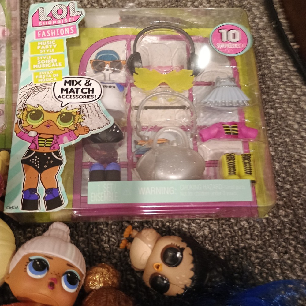 LOL Surprise Doll Lot Massive Collection with 3 NIB Fashion Packs Accessories - Picture 10 of 10